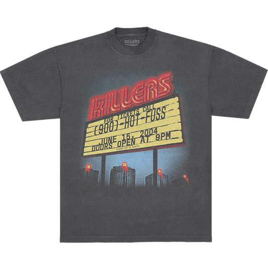 SUMMER MOTEL SIGN TEE - PEPPER