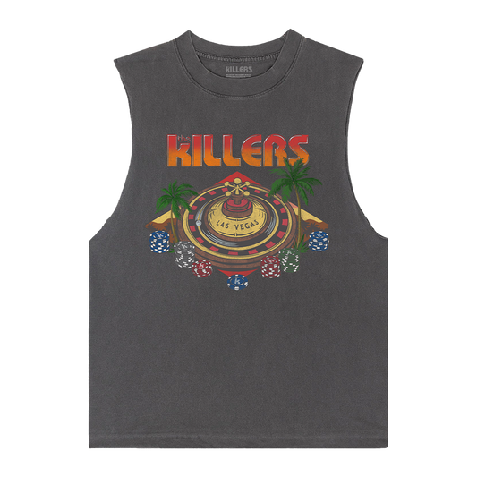 SUMMER ROULETTE SLEEVELESS T-SHIRT