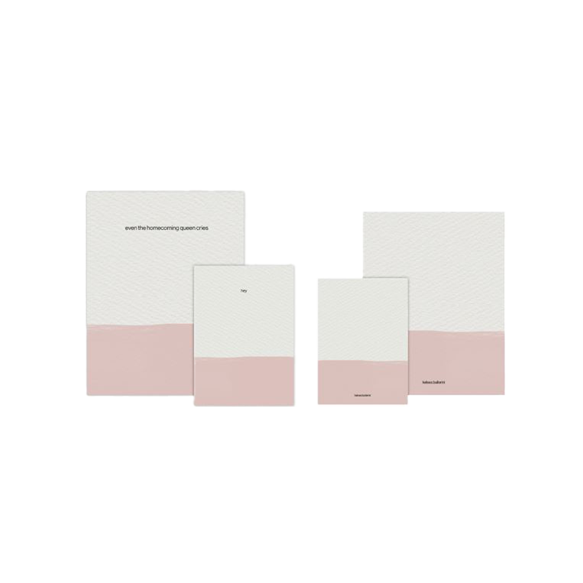 HOMECOMING QUEEN NOTEBOOK SET