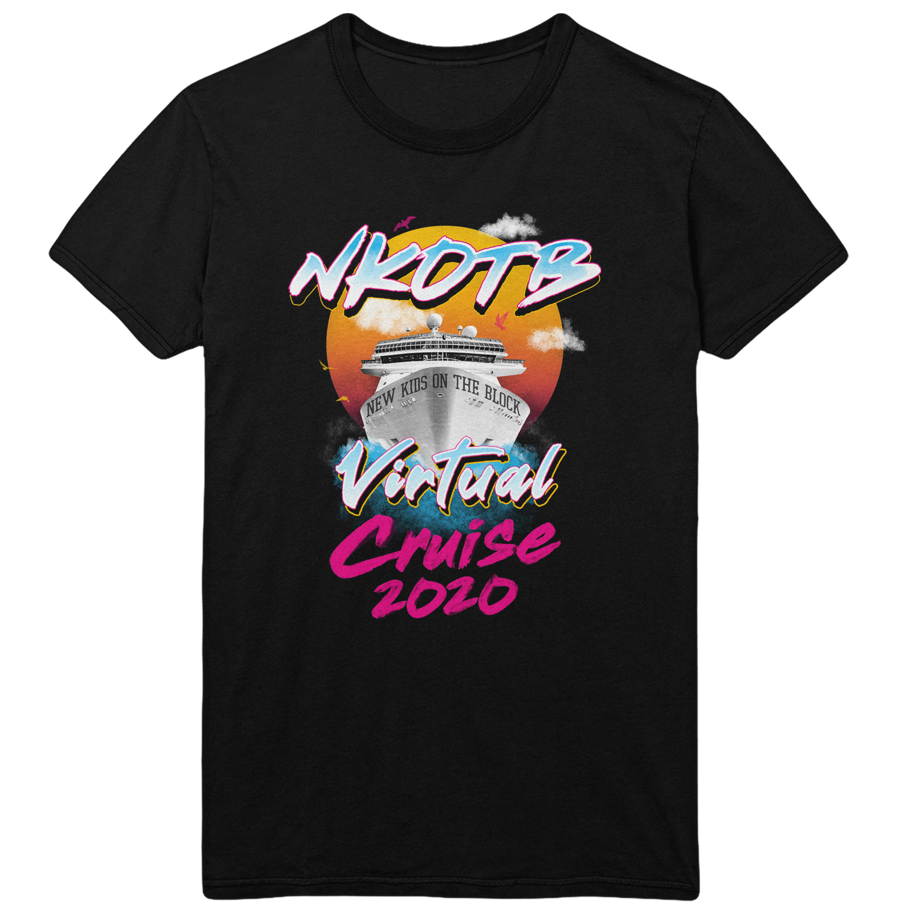 NKOTB Virtual Cruise 2020 Tee-New Kids on the Block