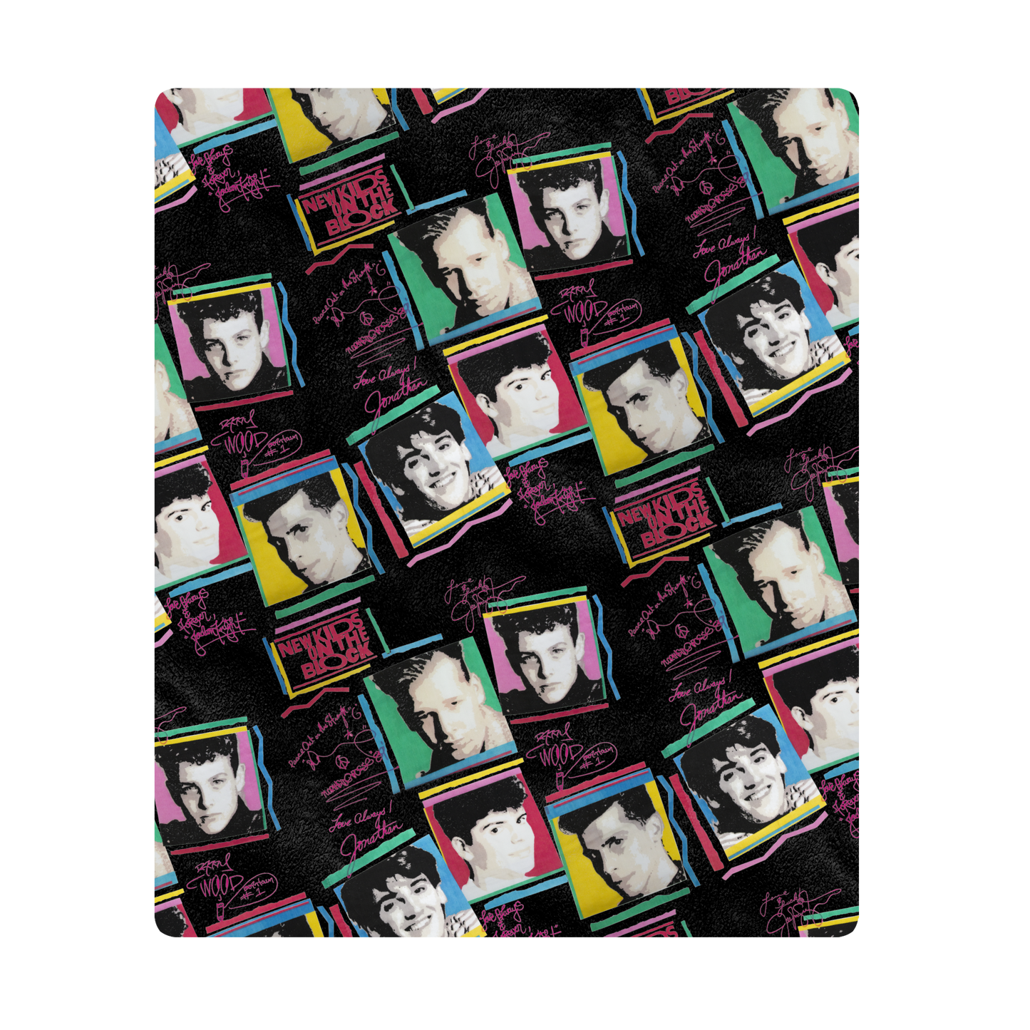 #BHBC Vintage Photo Blanket-New Kids on the Block