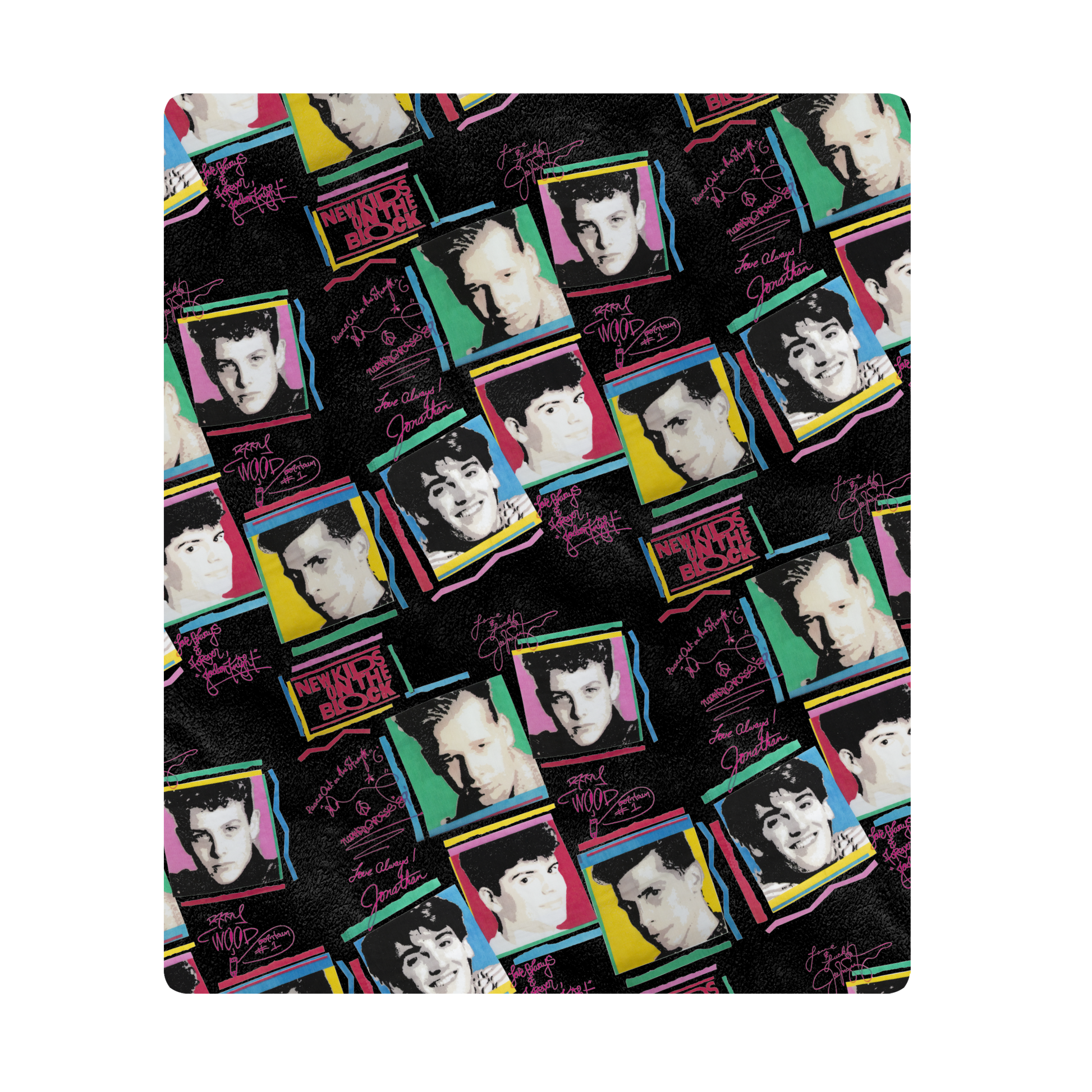 #BHBC Vintage Photo Blanket-New Kids on the Block