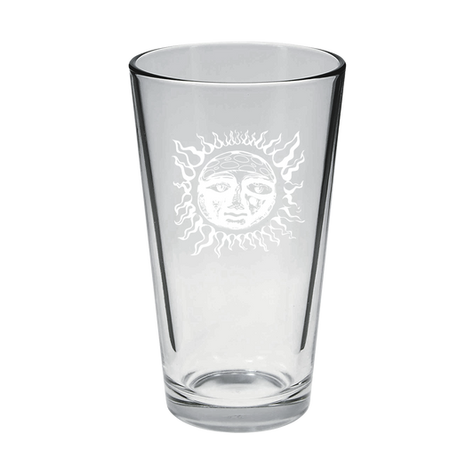 Sublime Etched Pint Glass