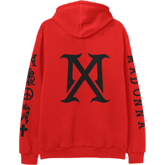 Disturbe The Peace Red Pullover Hoodie