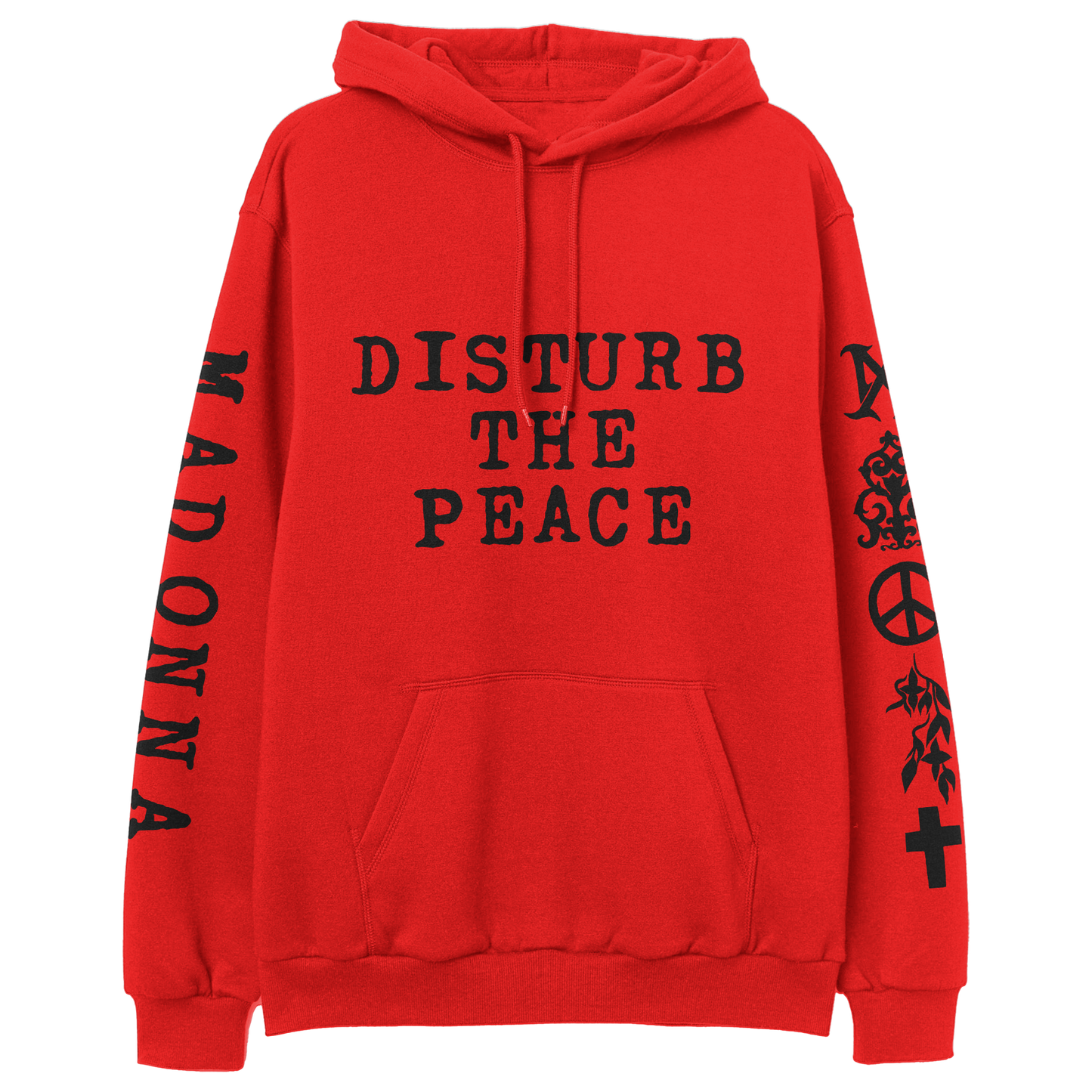 Disturbe The Peace Red Pullover Hoodie