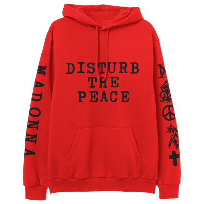 Disturbe The Peace Red Pullover Hoodie