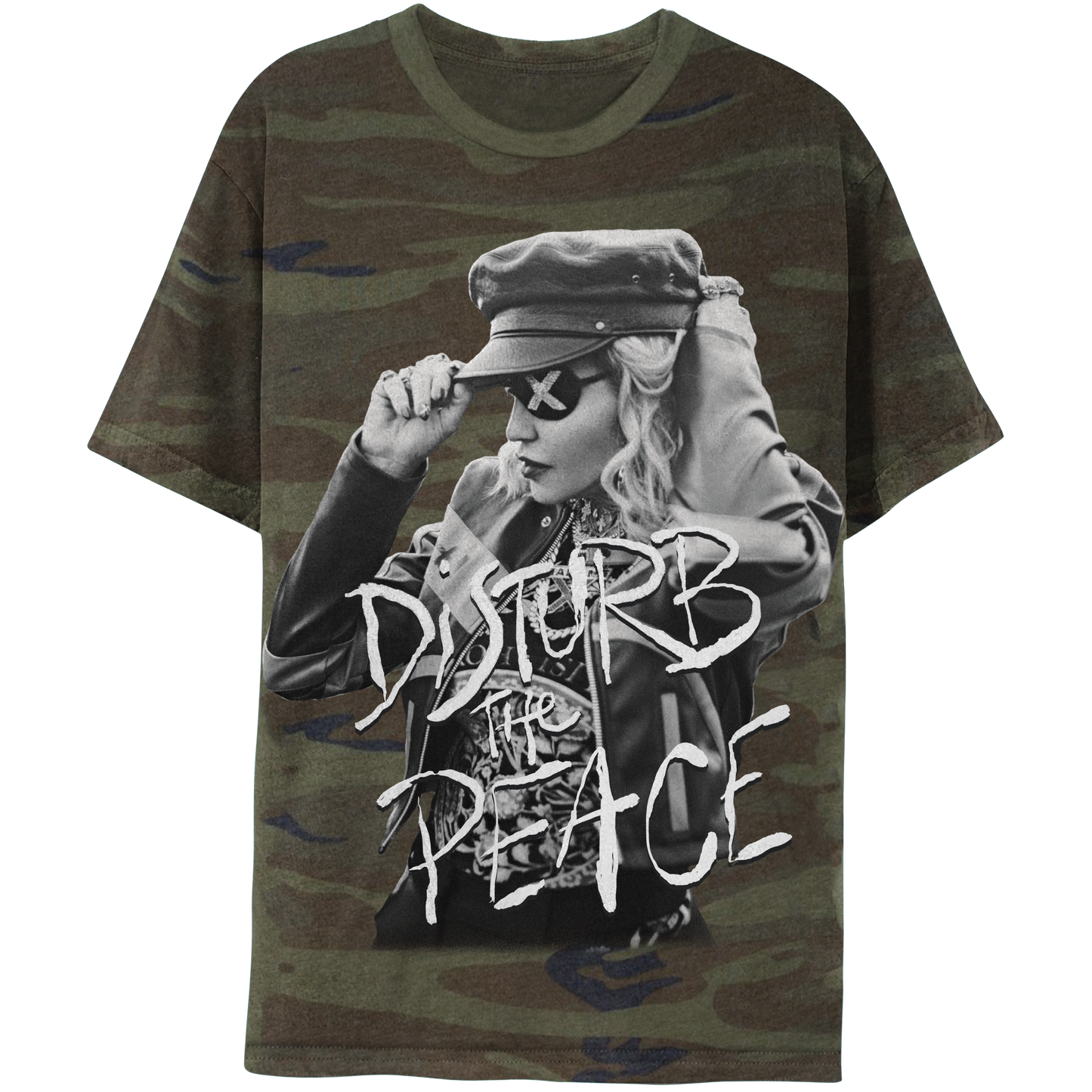 Disturb the Peace Madame X Camo Tee