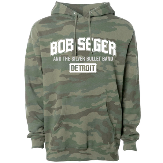 Bob Seger Camo Pullover Hoodie