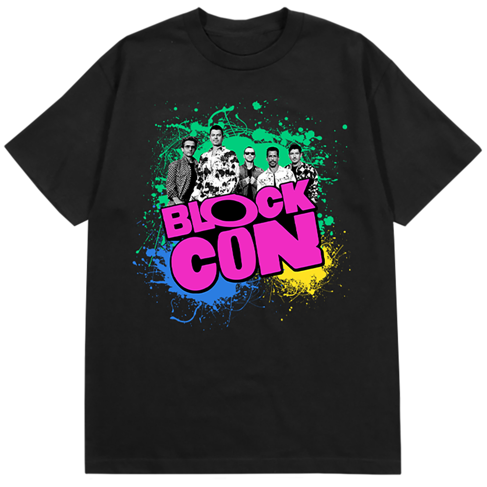 BLOCKCON Splatter Black Tee