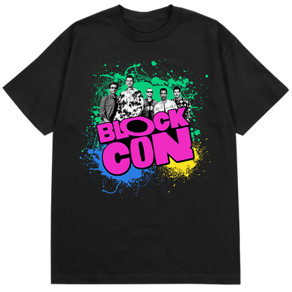 BLOCKCON Splatter Black Tee