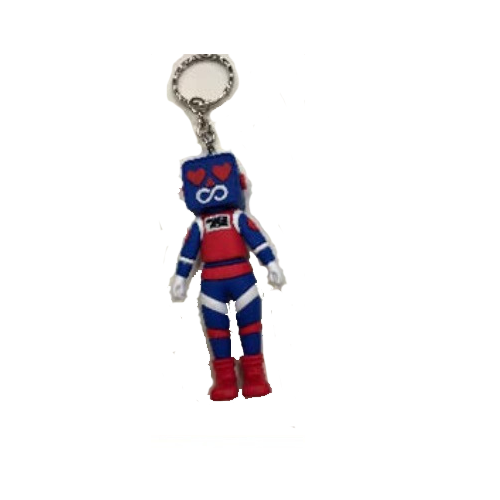 BLOCKHEAD Robot Keychain