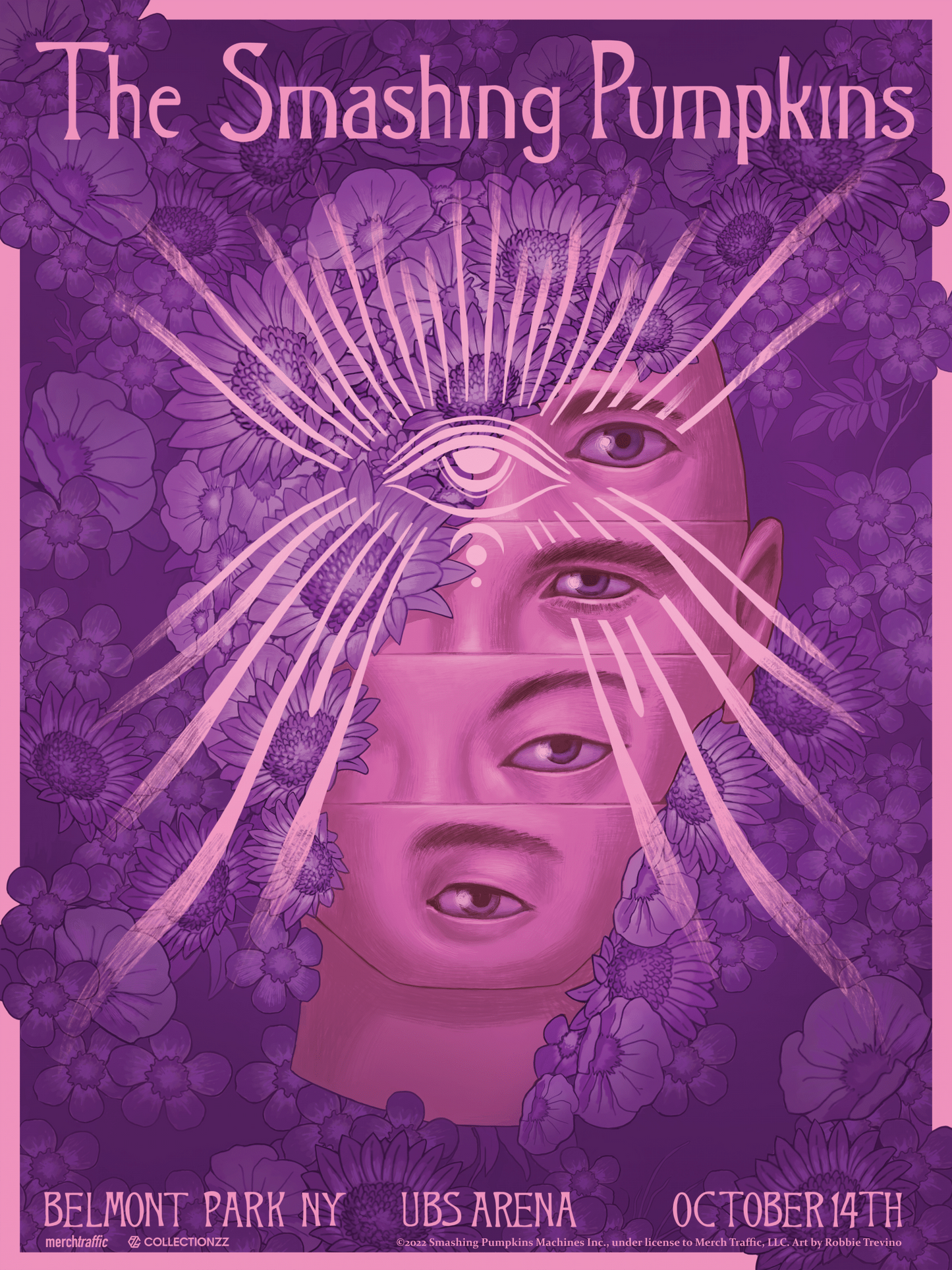 The Smashing Pumpkins Belmont Park October 14, 2022 Print