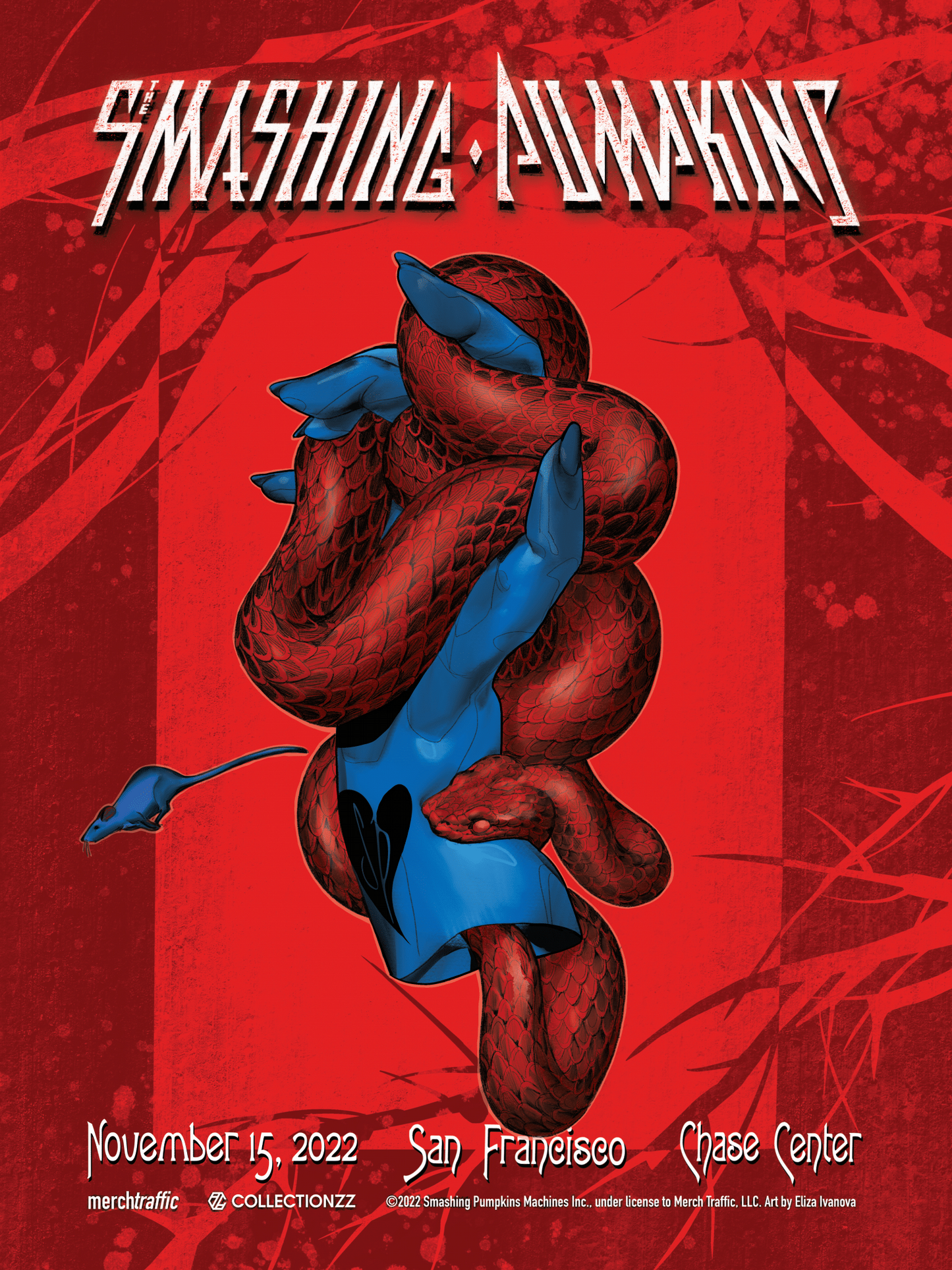 The Smashing Pumpkins San Francisco November 15, 2022 Print