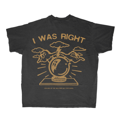 HINDSIGHT SAYS… I WAS RIGHT T-SHIRT