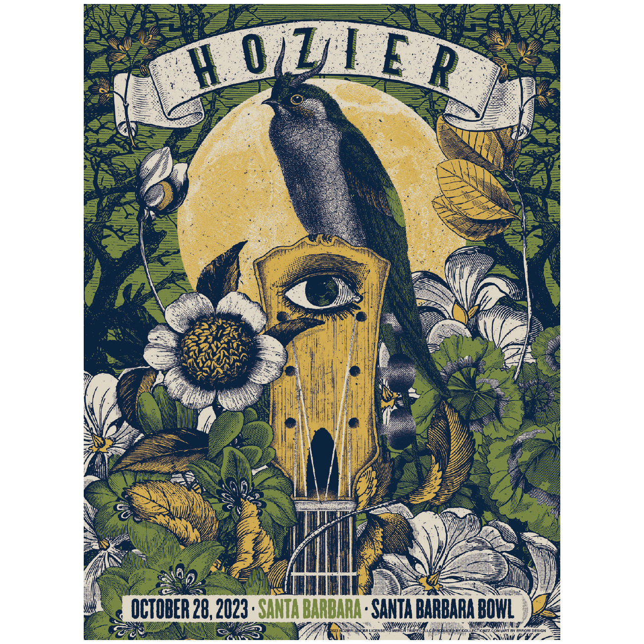 Santa Barbara October 28 Show Poster