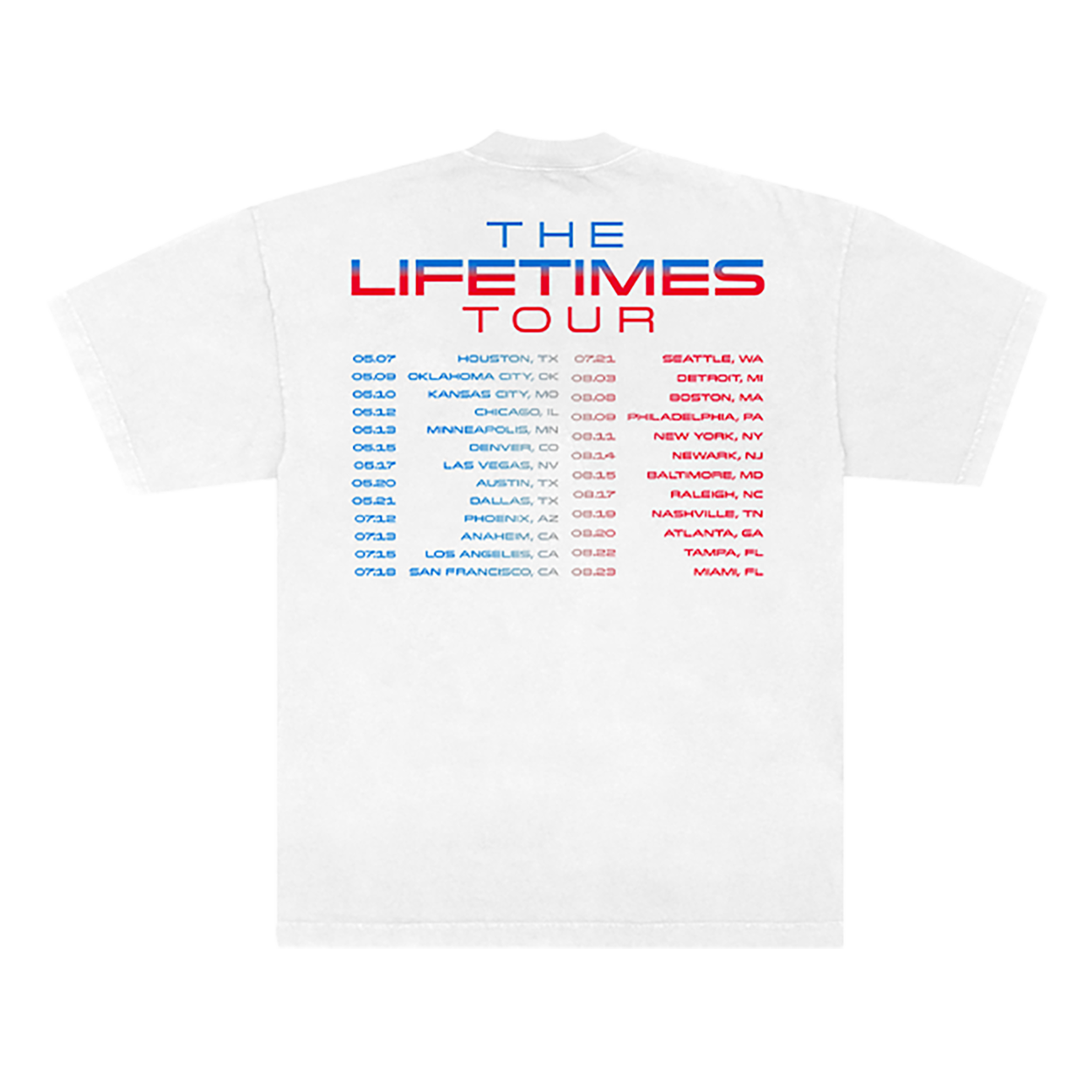 The Lifetimes Tour Butterfly Tee