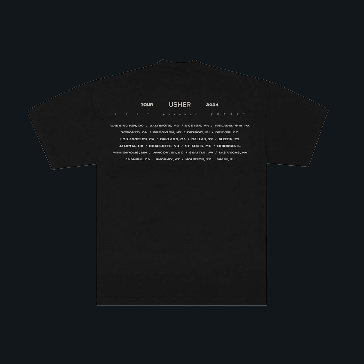 USHER PHOTO CUT OUT TOUR T-SHIRT