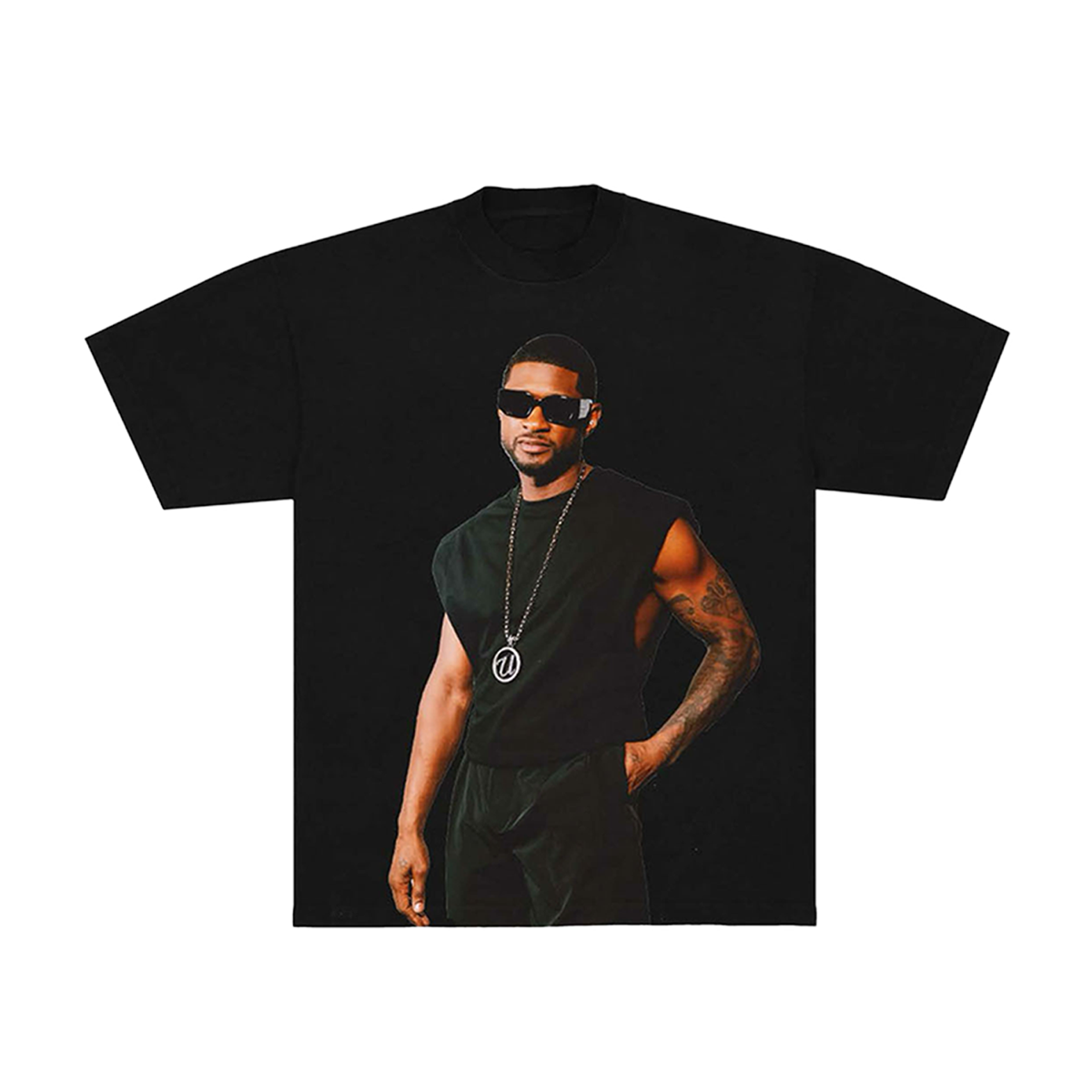 USHER PHOTO CUT OUT TOUR T-SHIRT