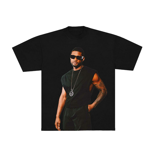 USHER PHOTO CUT OUT TOUR T-SHIRT