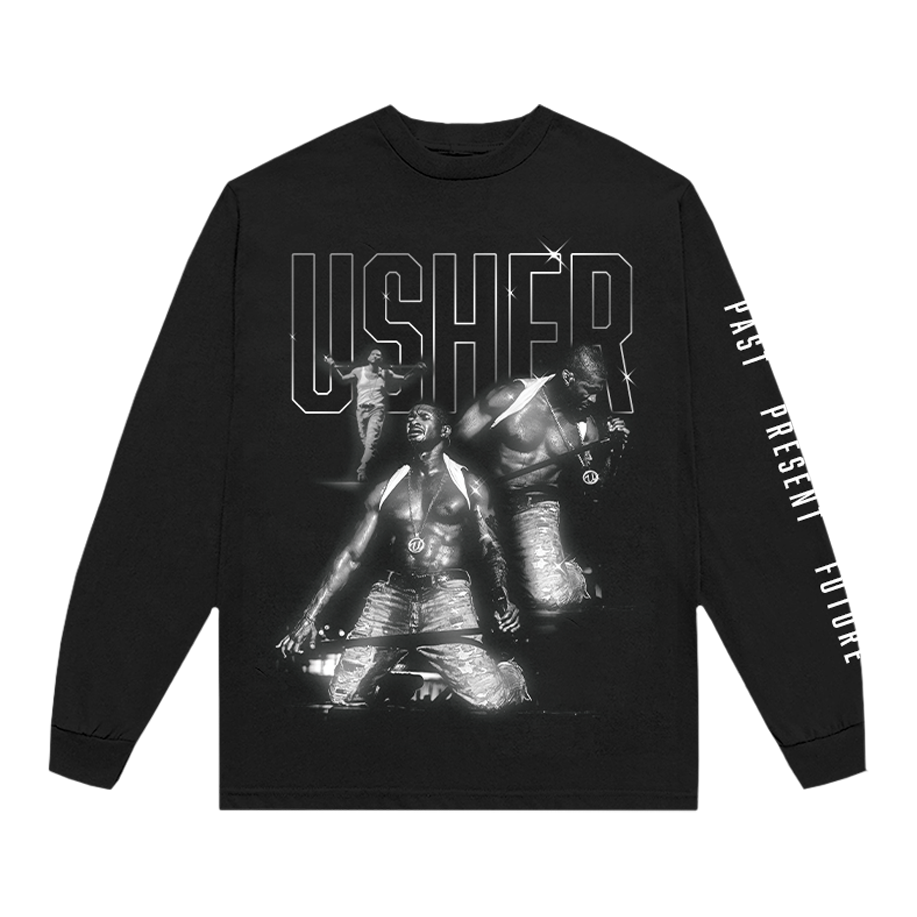 USHER DATE BACK TOUR LONG SLEEVE T-SHIRT