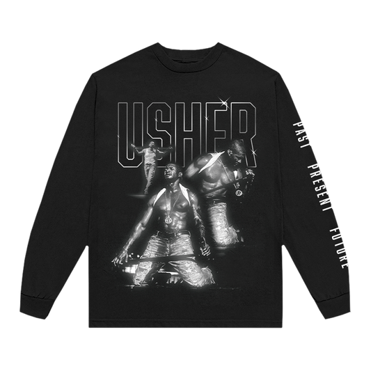 USHER DATE BACK TOUR LONG SLEEVE T-SHIRT