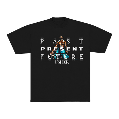 PAST PRESENT FUTURE PHOTO DATE BACK T-SHIRT