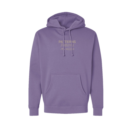 PATTERNS PLUM HOODIE