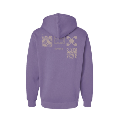 PATTERNS PLUM HOODIE