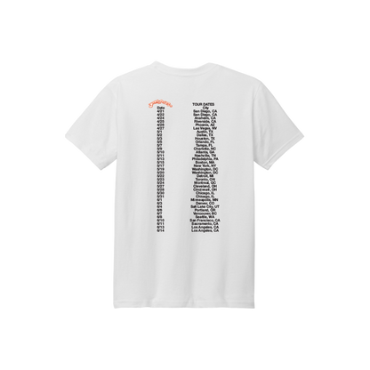 BACKFLIPS TOUR CITIES T-SHIRT