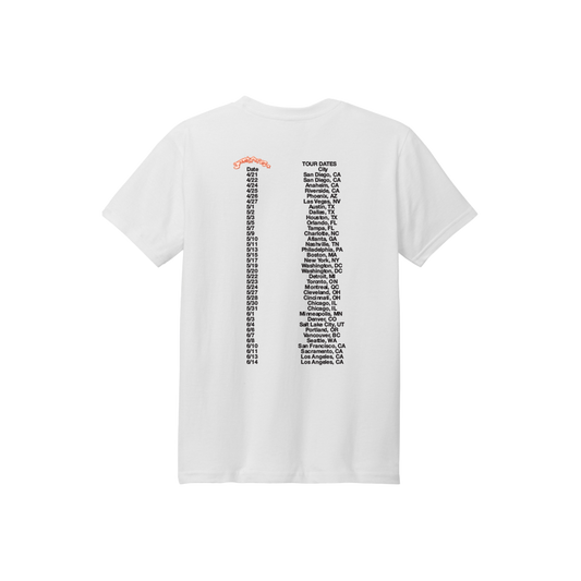 BACKFLIPS TOUR CITIES T-SHIRT