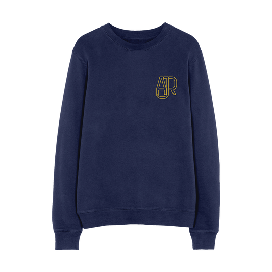 Navy Logo Crewneck Sweatshirt