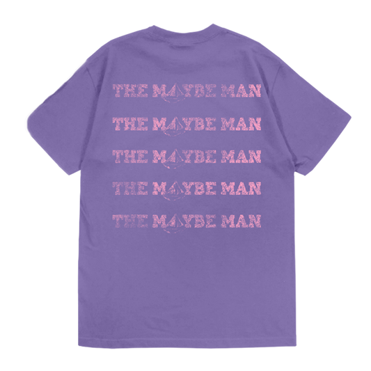 The Maybe Man Tee - Purple