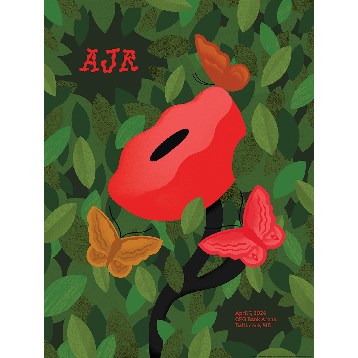 Baltimore April 7 2024 Tour Poster - Limited Edition