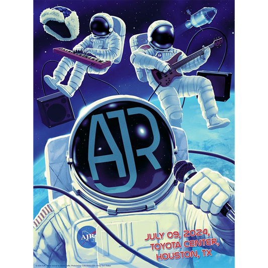 Houston July 9 2024 Tour Poster - Limited Edition