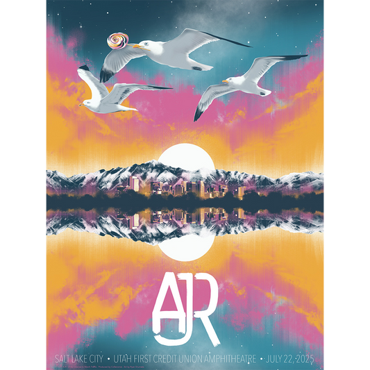 Salt Lake City July 22 2025 Tour Poster - Limited Edition