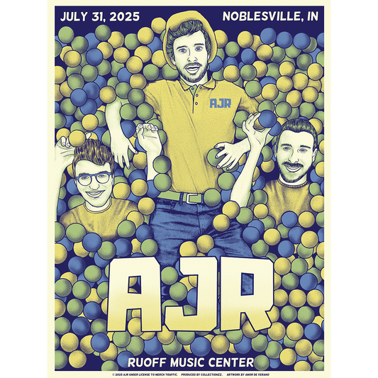 Noblesville July 31 2025 Tour Poster - Limited Edition
