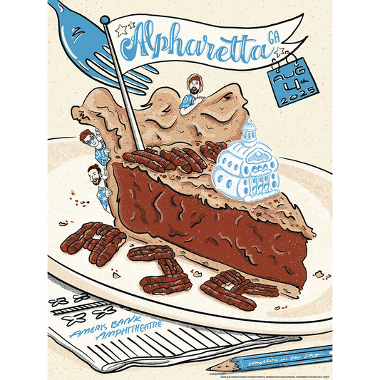 Alpharetta August 4 2025 Tour Poster - Limited Edition