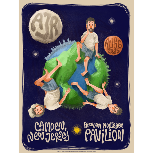 Camden August 6 2025 Tour Poster - Limited Edition