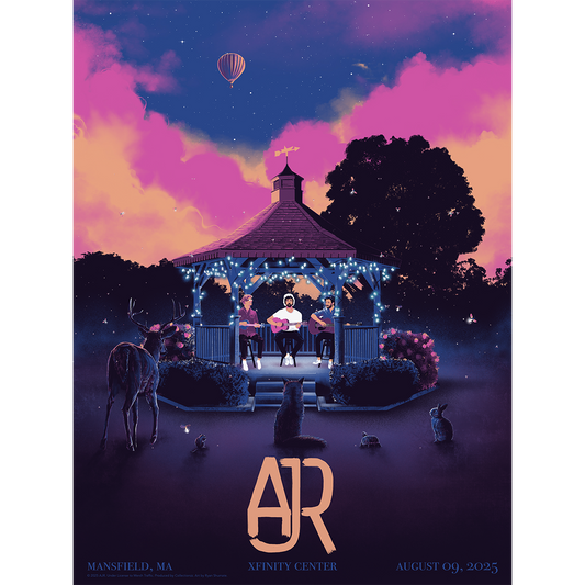 Mansfield August 9 2025 Tour Poster - Limited Edition