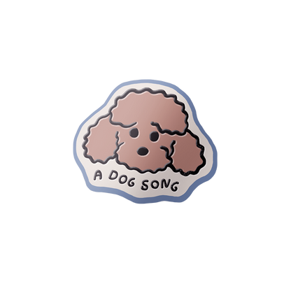 Dog Song Charm Cap For Clogs