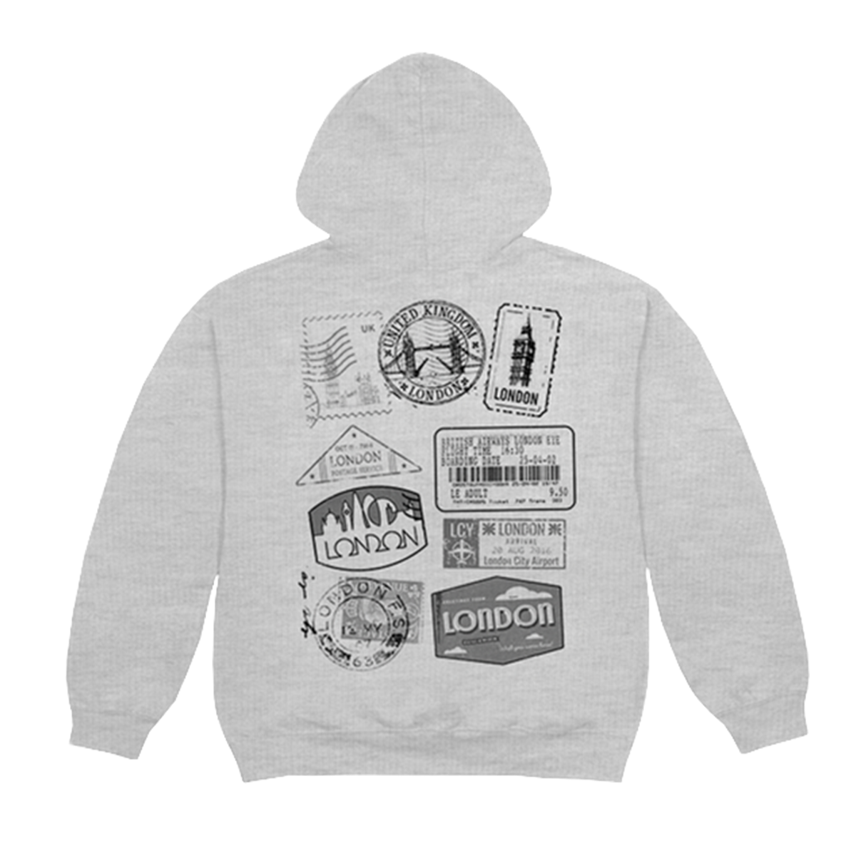 Passport Stamp Hoodie