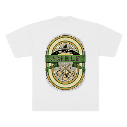 Amble 2025 Tour Celtic Tee – White