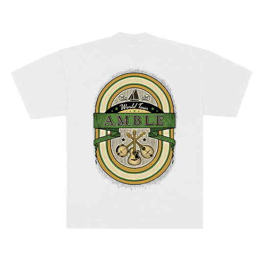 Amble 2025 Tour Celtic Tee – White
