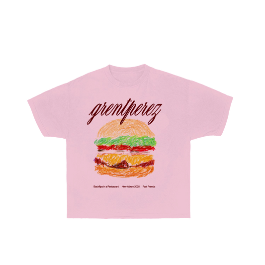 PINK CHEESEBURGER TEE