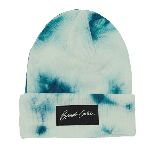 Logo Blue Tie Dye Beanie