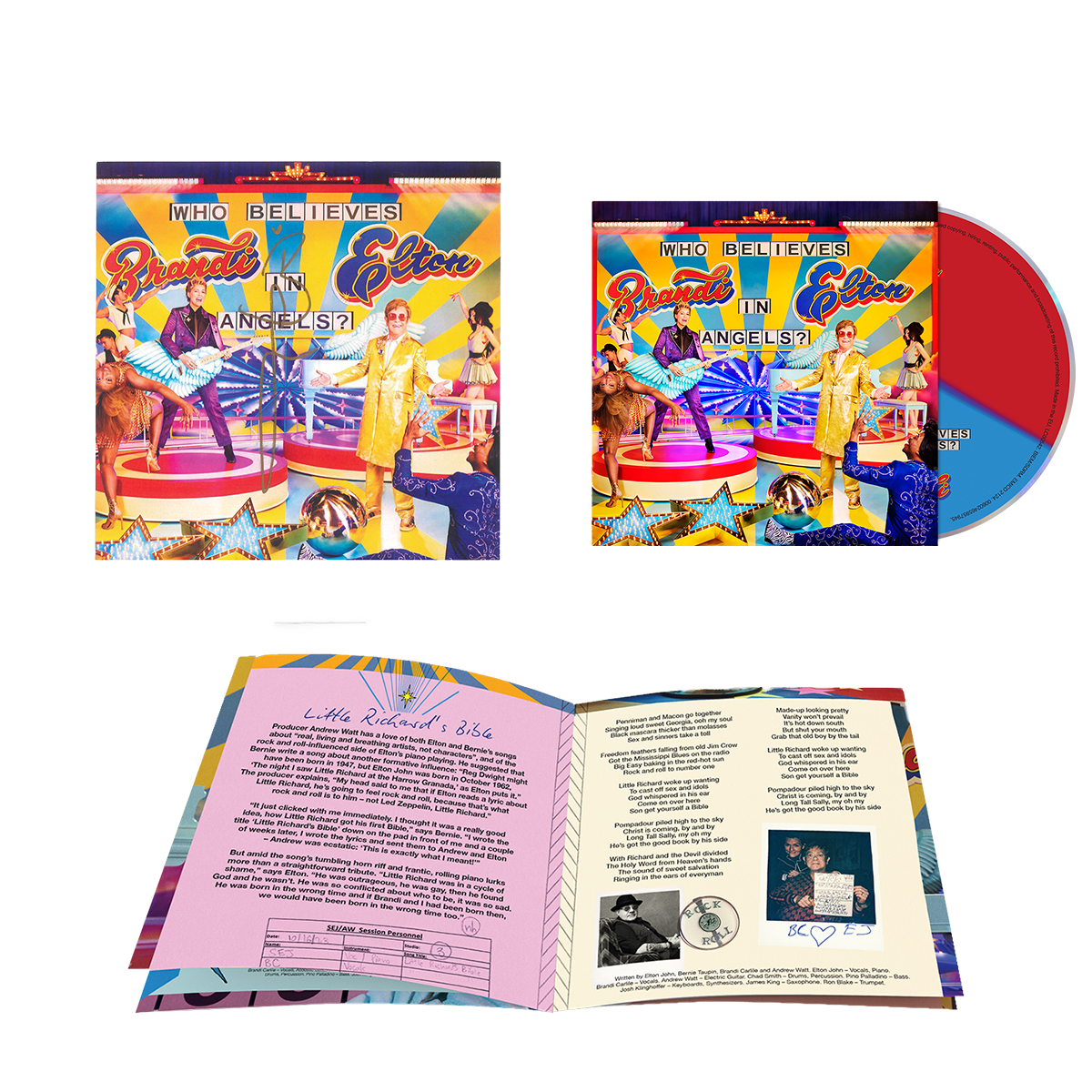 Who Believes In Angels? Limited Edition Tri-Color CD + Signed Art Card