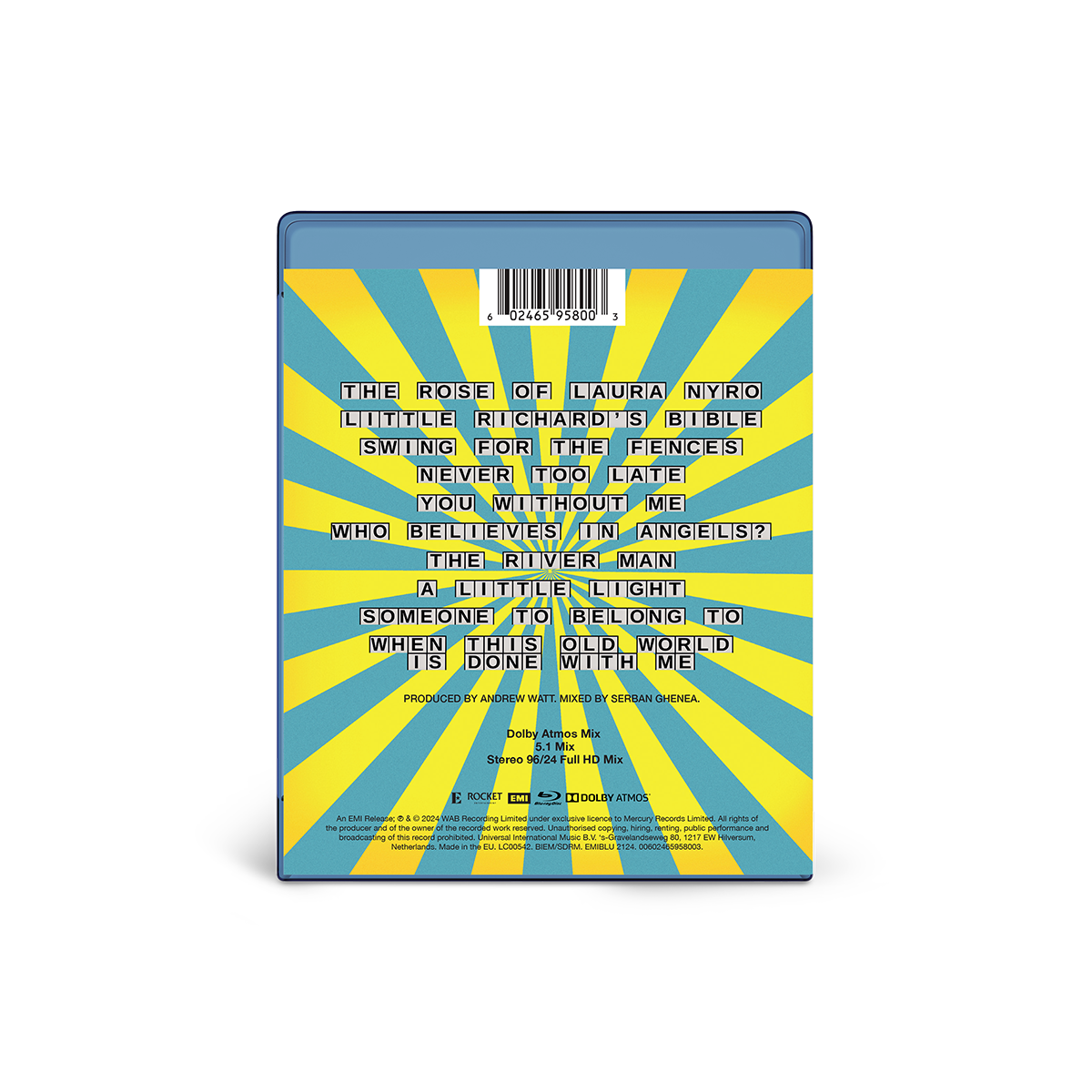 Who Believes In Angels? Limited Edition Exclusive Atmos Blu-Ray Disc