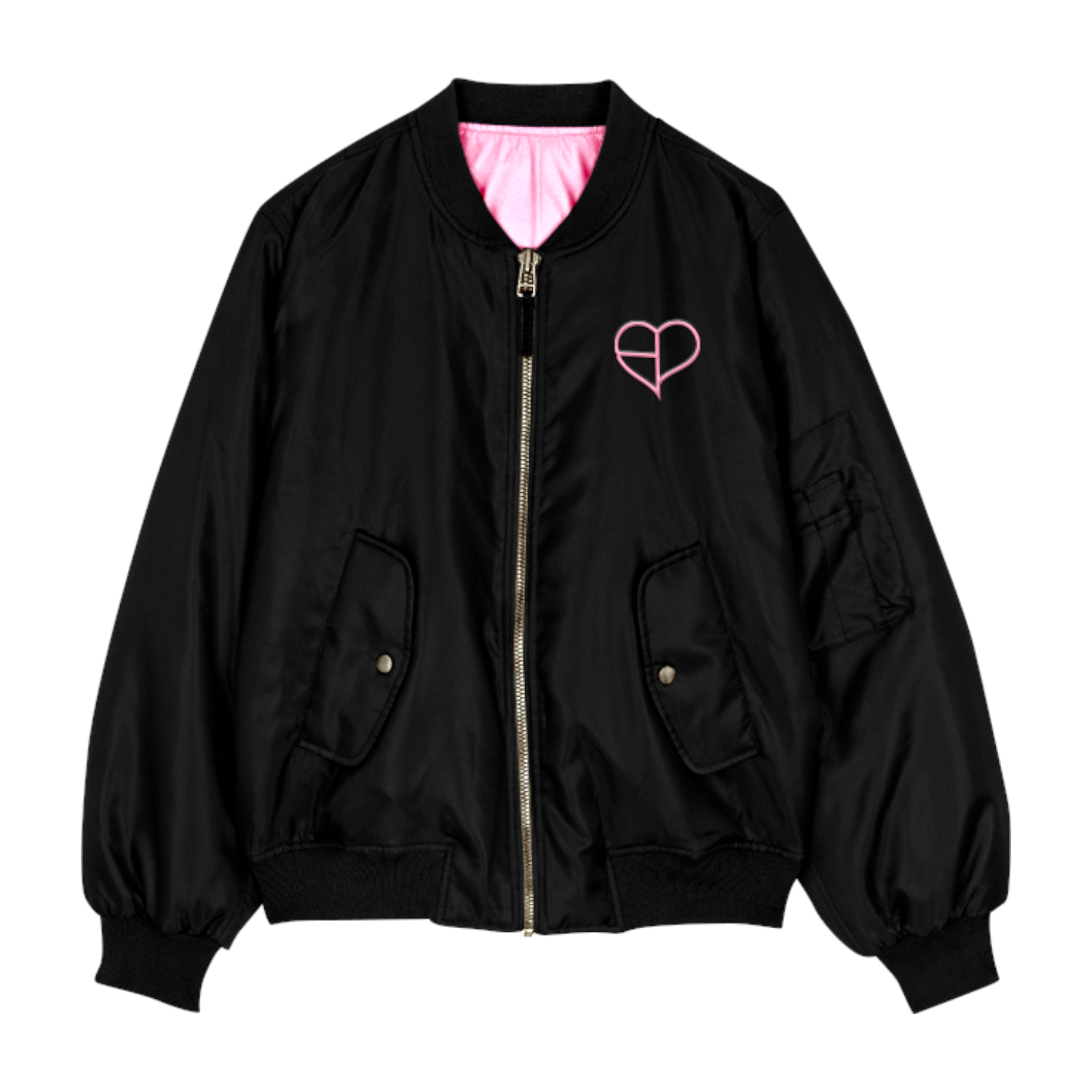BLACKPINK Bomber Jacket_Black