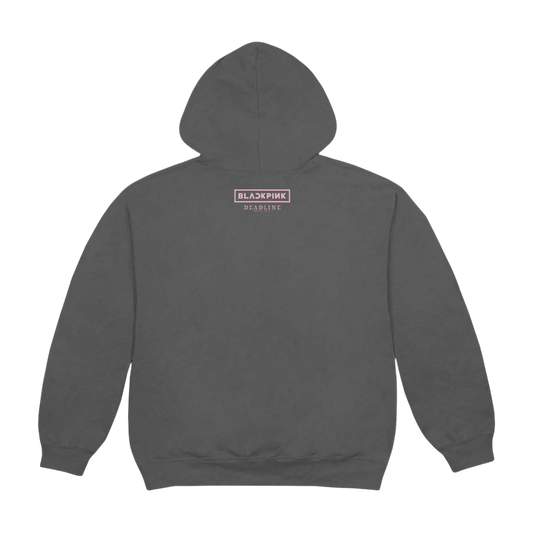 BLACKPINK Character Pullover Hoodie_Grey