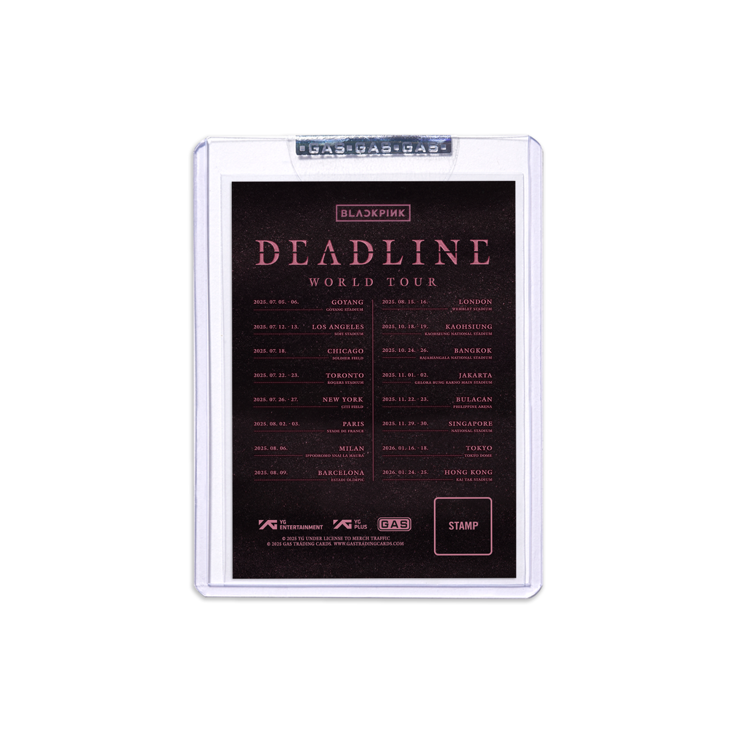 BLACKPINK Exclusive Trading Card_NYC